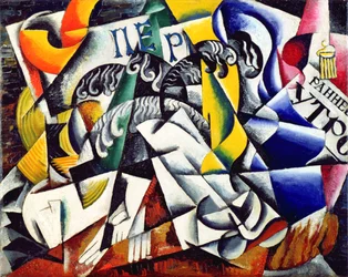 Motiv från en färgeri, 1914